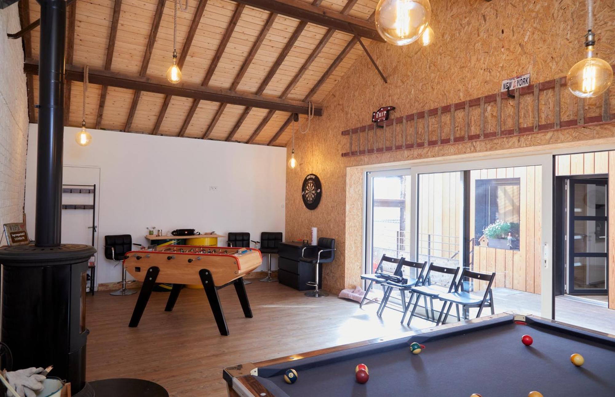 Ferienwohnung Superbe Grange Reamenagee Fampoux Exterior foto